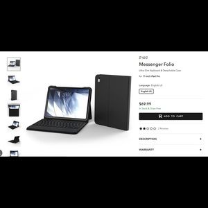 ZAGG Messenger Folio for 11 inch iPad Pro